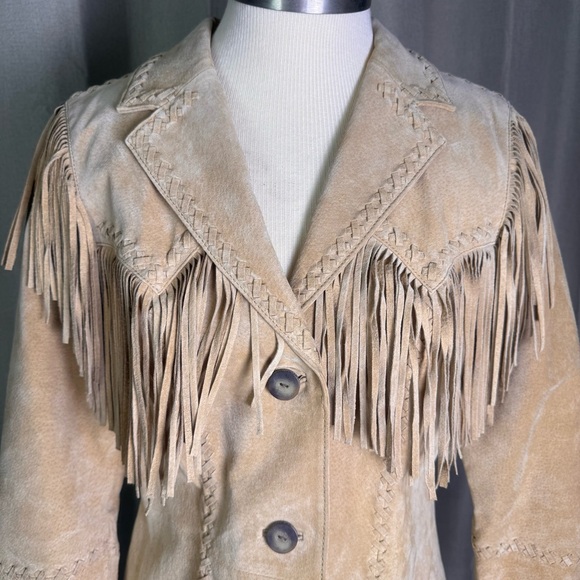 Panhandle Slim Vintage 100% Leather Western Fringe Jacket - Picture 2 of 9